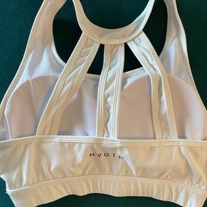 White sports bra